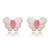 Picture of Zinc Alloy Pink Stud Earrings in Exclusive Design