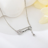 Show details for Low Cost Platinum Plated White Pendant Necklace with Low Cost Show details for Low Cost Platinum Plated White Pendant Necklace with Low Cost