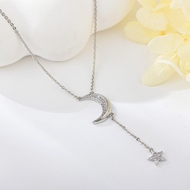 Show details for Eye-Catching White Cubic Zirconia Pendant Necklace with Member Discount Show details for Eye-Catching White Cubic Zirconia Pendant Necklace with Member Discount