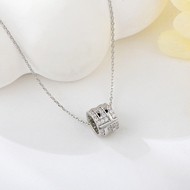 Show details for Delicate Cubic Zirconia Copper or Brass Pendant Necklace Show details for Delicate Cubic Zirconia Copper or Brass Pendant Necklace