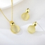 Show details for Sparkly Small White 2 Piece Jewelry Set