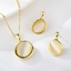 Show details for Most Popular Opal Zinc Alloy 2 Piece Jewelry Set