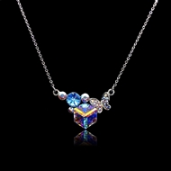 Show details for Platinum Plated Swarovski Element Pendant Necklace From Reliable Factory Show details for Platinum Plated Swarovski Element Pendant Necklace From Reliable Factory