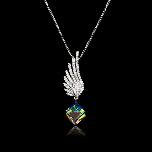 Picture of Good Quality Swarovski Element Small Pendant Necklace