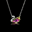 Show details for Zinc Alloy Small Pendant Necklace Online Only