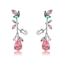Show details for Famous Big Pink Dangle Earrings