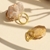 Picture of Delicate Gold Plated Stud Earrings with Beautiful Craftmanship