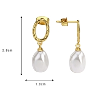 Picture of Need-Now White Small Dangle Earrings from Editor Picks