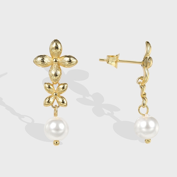 Picture of Bulk Gold Plated Delicate Dangle Earrings Exclusive Online