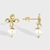 Picture of Trendy Gold Plated Artificial Pearl Dangle Earrings with No-Risk Refund