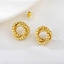 Show details for Attractive Gold Plated Dubai Big Stud Earrings For Your Occasions