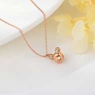 Show details for Designer Rose Gold Plated White Pendant Necklace with Easy Return Show details for Designer Rose Gold Plated White Pendant Necklace with Easy Return