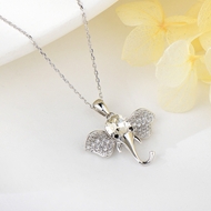 Show details for Elephant White Pendant Necklace with Worldwide Shipping Show details for Elephant White Pendant Necklace with Worldwide Shipping