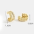 Picture of Wholesale Gold Plated Copper or Brass Earrings with No-Risk Return