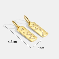 Picture of Amazing Cubic Zirconia Gold Plated Earrings