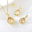 Show details for Shop Gold Plated Artificial Crystal 3 Piece Jewelry Set with Wow Elements