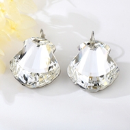 Show details for Platinum Plated Swarovski Element Hoop Earrings From Reliable Factory Show details for Platinum Plated Swarovski Element Hoop Earrings From Reliable Factory