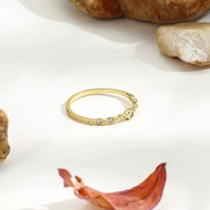 Picture of Delicate Gold Plated Ring from Certified Factory