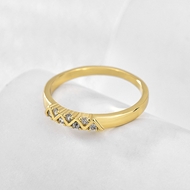 Picture of Fancy Small Cubic Zirconia Ring