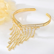Show details for Copper or Brass White Fashion Bangle in Exclusive Design Show details for Copper or Brass White Fashion Bangle in Exclusive Design
