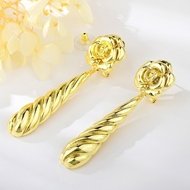 Show details for Dubai Flower Dangle Earrings at Unbeatable Price