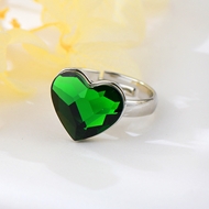 Show details for Love & Heart Platinum Plated Fashion Ring of Original Design Show details for Love & Heart Platinum Plated Fashion Ring of Original Design