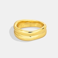 Picture of Delicate Gold Plated Fashion Ring with Fast Delivery