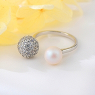 Show details for Low Cost Platinum Plated Copper or Brass Adjustable Ring with Low Cost Show details for Low Cost Platinum Plated Copper or Brass Adjustable Ring with Low Cost