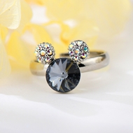 Show details for Funky Medium Black Adjustable Ring Show details for Funky Medium Black Adjustable Ring