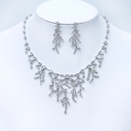 Show details for Luxury White 2 Piece Jewelry Set with Fast Shipping Show details for Luxury White 2 Piece Jewelry Set with Fast Shipping