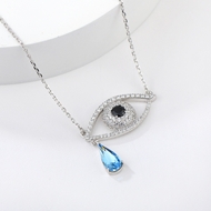 Show details for Trendy Blue 925 Sterling Silver Pendant Necklace Show details for Trendy Blue 925 Sterling Silver Pendant Necklace