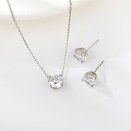 Show details for Purchase Platinum Plated 925 Sterling Silver 2 Piece Jewelry Set Exclusive Online Show details for Purchase Platinum Plated 925 Sterling Silver 2 Piece Jewelry Set Exclusive Online