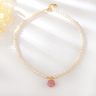 Show details for Impressive Pink Copper or Brass Pendant Necklace with Low MOQ Show details for Impressive Pink Copper or Brass Pendant Necklace with Low MOQ