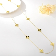 Show details for Dubai Gold Plated Fashion Sweater Necklace at Factory Price