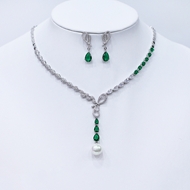 Show details for Popular Cubic Zirconia Luxury 2 Piece Jewelry Set Show details for Popular Cubic Zirconia Luxury 2 Piece Jewelry Set