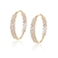 Show details for Hot Selling White Cubic Zirconia Big Hoop Earrings from Top Designer