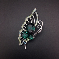 Show details for Butterfly Green Brooche in Exclusive Design Show details for Butterfly Green Brooche in Exclusive Design
