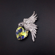 Show details for Hypoallergenic Platinum Plated Big Brooche for Her Show details for Hypoallergenic Platinum Plated Big Brooche for Her