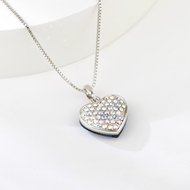 Picture of Attractive Platinum Plated Small Pendant Necklace For Your Occasions