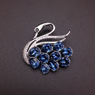 Show details for Good Swarovski Element Platinum Plated Brooche Show details for Good Swarovski Element Platinum Plated Brooche
