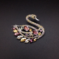 Show details for swan Swarovski Element Brooche with Member Discount Show details for swan Swarovski Element Brooche with Member Discount