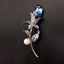 Show details for Famous Big Swarovski Element Brooche