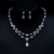 Picture of Inexpensive Platinum Plated White 2 Piece Jewelry Set from Reliable Manufacturer