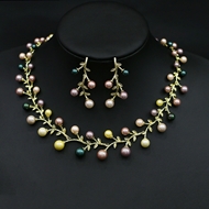 Show details for Need-Now Colorful Gold Plated 2 Piece Jewelry Set from Editor Picks Show details for Need-Now Colorful Gold Plated 2 Piece Jewelry Set from Editor Picks