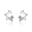Show details for Small Platinum Plated Stud Earrings with Fast Shipping