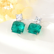 Show details for Funky Big Green Dangle Earrings Show details for Funky Big Green Dangle Earrings