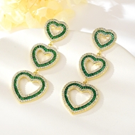 Show details for Featured Green Cubic Zirconia Dangle Earrings with Full Guarantee Show details for Featured Green Cubic Zirconia Dangle Earrings with Full Guarantee