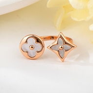 Show details for Hot Selling White Rose Gold Plated Fashion Ring from Top Designer Show details for Hot Selling White Rose Gold Plated Fashion Ring from Top Designer