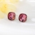 Picture of 10 mm swarovski element crystal satellite diamond earrings