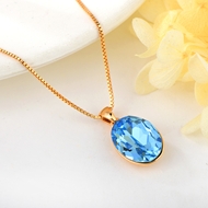 Show details for Pretty Swarovski Element Zinc Alloy Pendant Necklace Show details for Pretty Swarovski Element Zinc Alloy Pendant Necklace